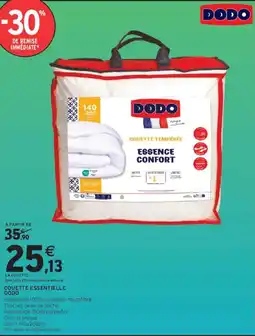 Intermarché DODO Couette Essence Confort offre