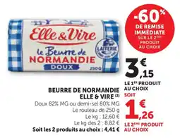 Maximarché Elle & Vire Beurre de Normandie offre