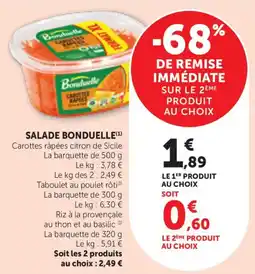 Maximarché Bonduelle Salade offre