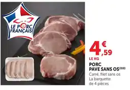 Maximarché Le Porc Français Porc Pave Sans Os offre