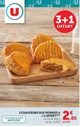 Maximarché U Chaussons aux pommes offre