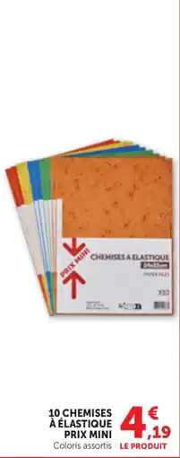 Maximarché CHEMISES A ELASTIQUE offre
