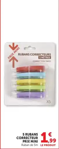 Maximarché RUBANS CORRECTEURS offre