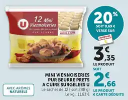 Maximarché U Mini Viennoiseries offre