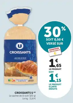 Maximarché U Croissants offre