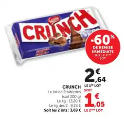 Maximarché Nestlé CRUNCH offre