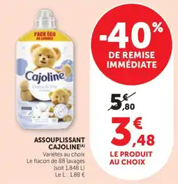 Maximarché Cajoline ASSOUPLISSANT offre