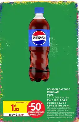Intermarché Express PEPSI BOISSON GAZEUSE REGULAR offre