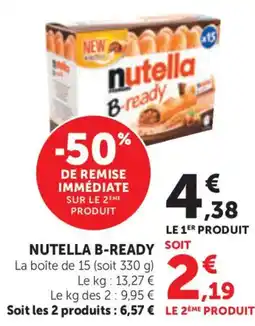 Maximarché Nutella B-Ready offre