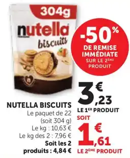 Maximarché Nutella biscuits offre