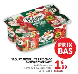 Maximarché Panier de Yoplait offre