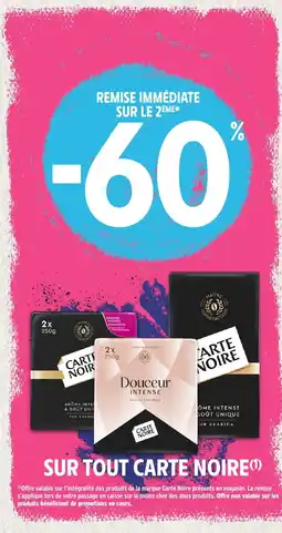 Intermarché Express Carte Noire offre