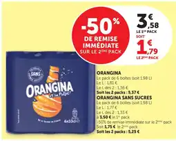 Maximarché ORANGINA offre