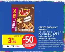 Intermarché Express WHAO! CRÊPES CHOCOLAT offre