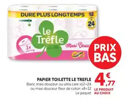 Maximarché Le Trèfle Papier Toilette offre