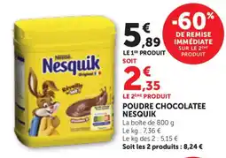 Maximarché Nesquik Poudre chocolatée offre