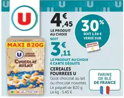 Maximarché Céréales Fourrées U offre