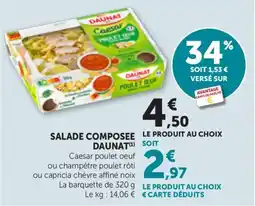 Maximarché DAUNAT SALADE COMPOSEE offre
