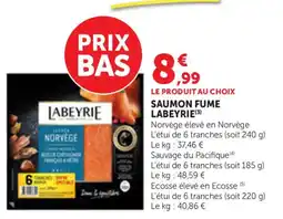 Maximarché LABEYRIE SAUMON FUME offre