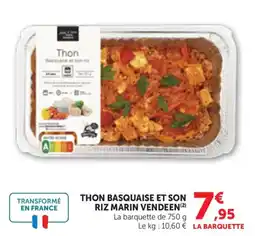 Maximarché Thon Basquaise et son riz offre