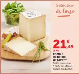 Maximarché OTTAVI Tomme de brebis offre