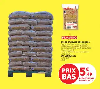 Flamino sac vendu à la palette