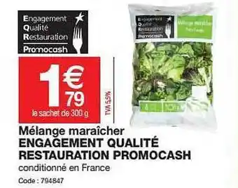 Promocash Mélange Maraîcher offre