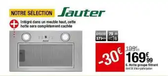 BUT Hotte Groupe Filtrant Sauter offre