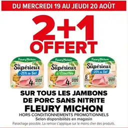 Carrefour Fleury Michon Jambon de porc offre