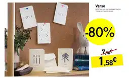 Habitat Verso Carte 'love you' avec enveloppe blanche offre