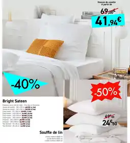 Habitat Bright Sateen offre