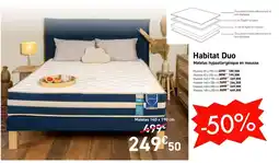 Habitat Habitat Duo Matelas hypoallergénique en mousse offre