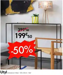 Habitat Utyl Console en métal offre