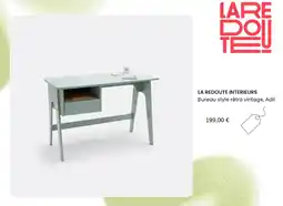 La Redoute La redoute interieurs bureau style rétro vintage, adil offre