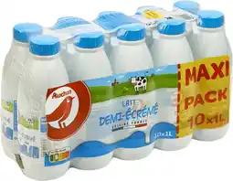 Auchan Auchan lait demi-écrémé auchan offre