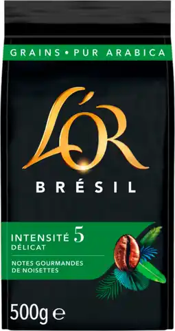 Auchan L or café en grains brésil l'or offre