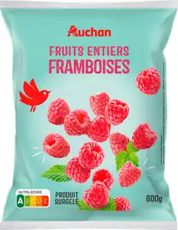 Auchan Auchan framboises surgelées fruits entiers auchan offre