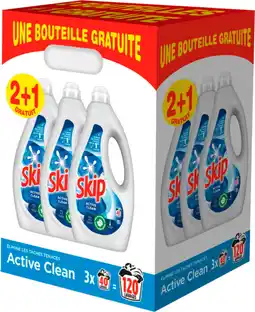 Auchan Skip lessive liquide active clean skip offre