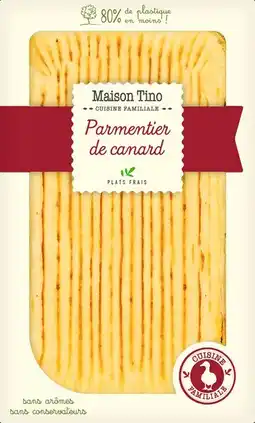 Auchan Maison tino parmentier de canard offre