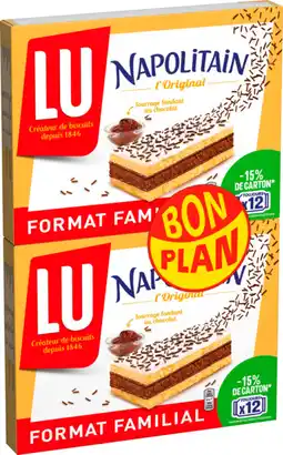 Auchan Napolitain gâteau napolitain l'original lu offre