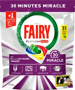 Auchan Fairy tablettes lave vaisselle fairy offre