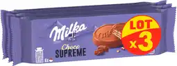 Auchan Milka biscuits choco suprême milka offre