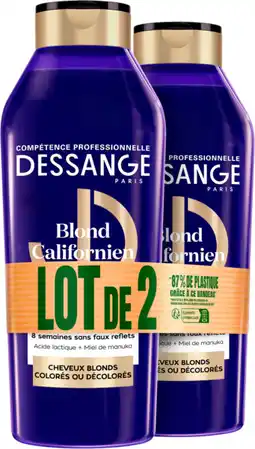 Auchan Dessange shampooing pour cheveux blonds californien dessange offre