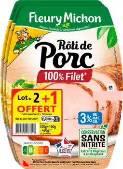 Auchan Fleury michon rôti de porc fleury michon offre