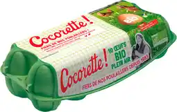 Auchan Cocorette oeufs bio cocorette offre