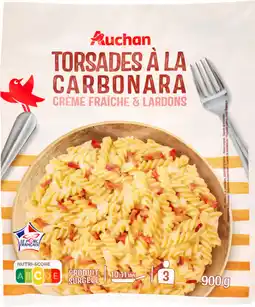 Auchan Auchan torsades à la carbonara auchan offre