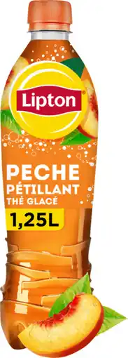 Auchan Lipton lipton pétillant pêche offre