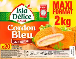 Auchan Isla delice cordon bleu de dinde halal pack familial isla delice offre
