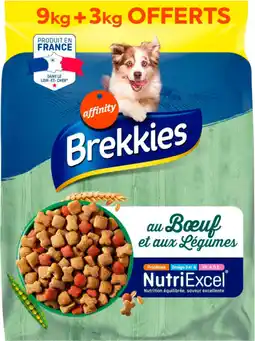Auchan Brekkies croquettes pour chien adulte au boeuf brekkies offre