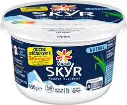 Auchan Yoplait skyr nature yoplait offre